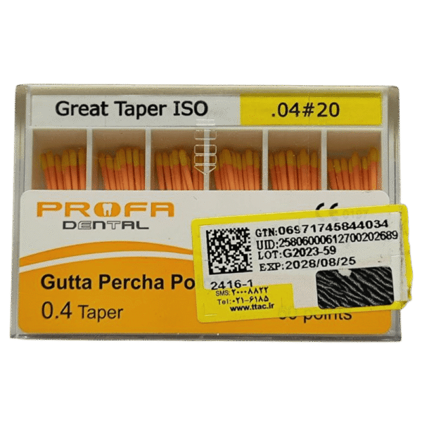 گوتا پرکا پروفا 4% Profa-Gutta Percha Points - تصویر 6