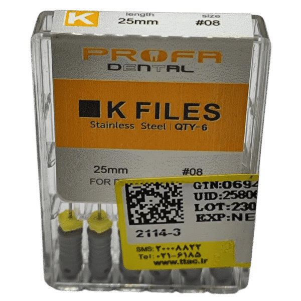 کا فایل دستی پروفا 25mm Profa K-File - تصویر 4