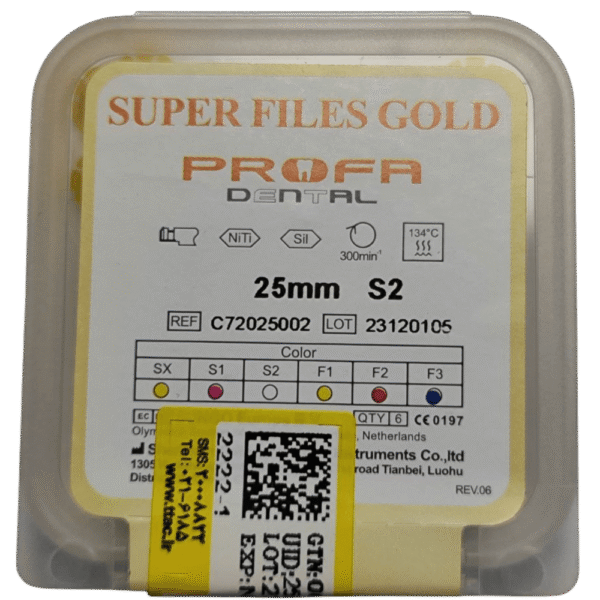 فایل روتاری پروفا گلد پروتیپر Profa_Gold Protaper - تصویر 4