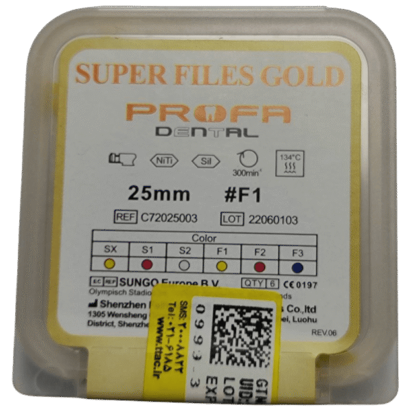 فایل روتاری پروفا گلد پروتیپر Profa_Gold Protaper - تصویر 3