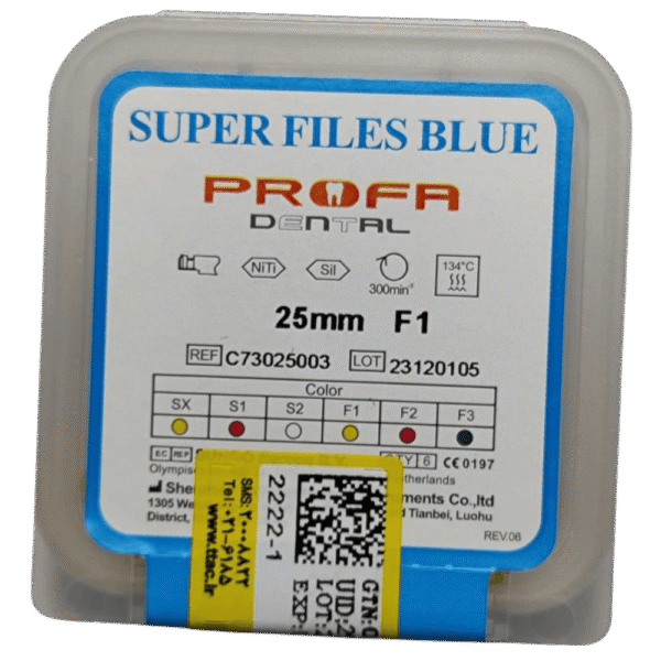 فایل روتاری پروفا بلو پروتیپر Profa_Blue Protaper - تصویر 5