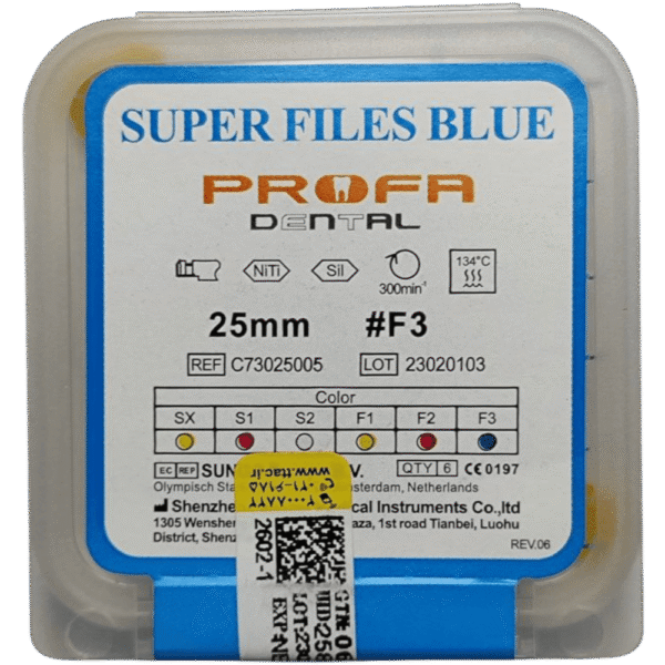 فایل روتاری پروفا بلو پروتیپر Profa_Blue Protaper - تصویر 9