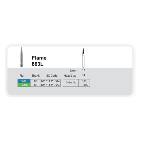 فرز الماسی سانی مدل شعله شمعی بلند توربین 863L Flame